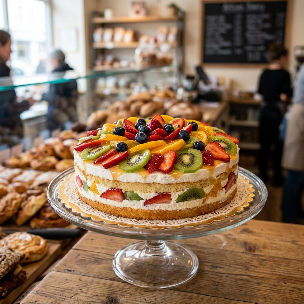 Fruit Cream Fantasy Cake